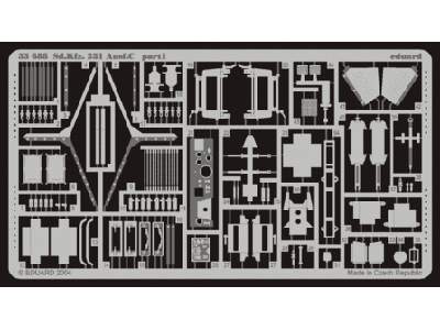  Sd. Kfz.251/1 Ausf. C 1/35 - Dragon - blaszki - zdjęcie 1