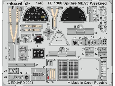 Spitfire Mk. Vc Weekend 1/48 - EDUARD - zdjęcie 1