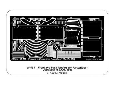 Jagdtiger Sd.Kfz. 186 –przednie i tylnie błotni8ki - zdjęcie 12