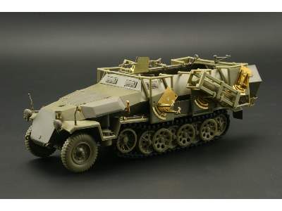  Sd. Kfz.251/1 Ausf. C Stuka zu Fuss 1/35 - Afv Club - blaszki - zdjęcie 13