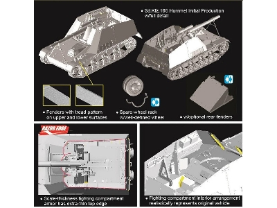 Sd.Kfz.165 Hummel - początkowa produkcja - zdjęcie 3