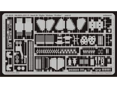  Sd. Kfz.251/1 Ausf. D Night Vision - Falke 1/35 - Dragon - blas - zdjęcie 1