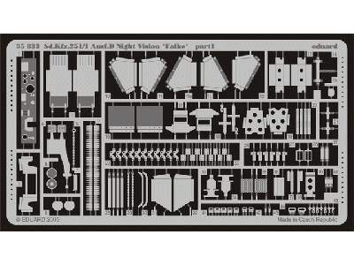  Sd. Kfz.251/1 Ausf. D Night Vision - Falke 1/35 - Dragon - blas - zdjęcie 2