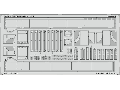 SU-76M fenders 1/35 - ZVEZDA - zdjęcie 1