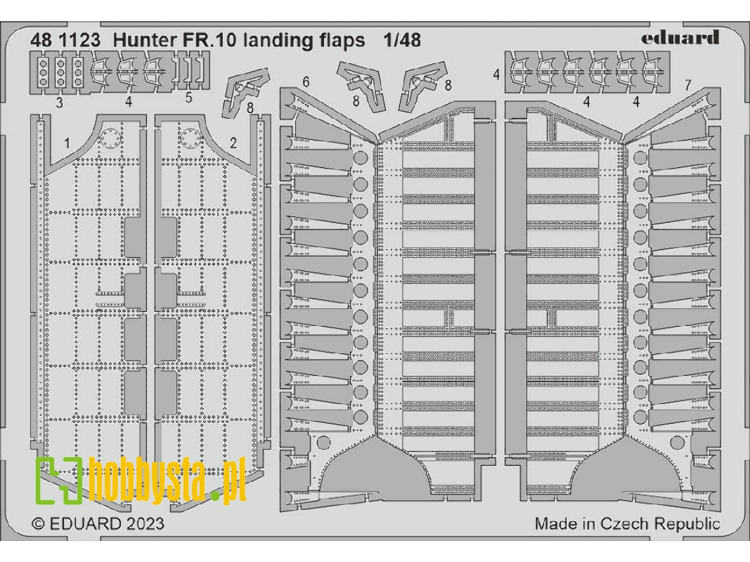 Hunter FR.10 landing flaps 1/48 - AIRFIX - zdjęcie 1 Hunter FR.10 landing flaps 1/48 - AIRFIX - zdjęcie 1