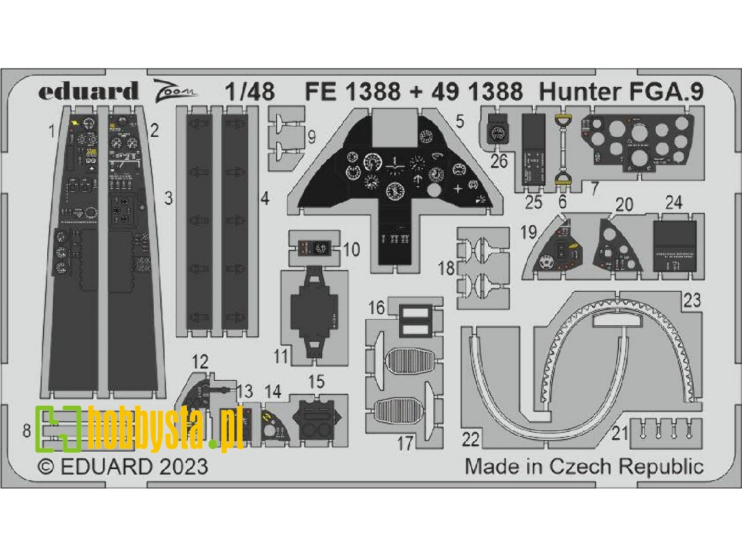 Hunter FGA.9 1/48 - AIRFIX - zdjęcie 1