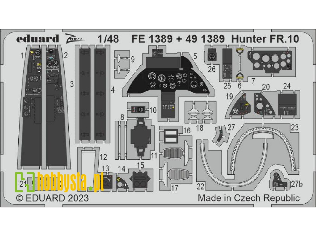 Hunter FR.10 1/48 - AIRFIX - zdjęcie 1 Hunter FR.10 1/48 - AIRFIX - zdjęcie 1