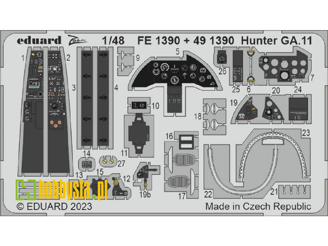 Hunter GA.11 1/48 - AIRFIX - zdjęcie 1 Hunter GA.11 1/48 - AIRFIX - zdjęcie 1