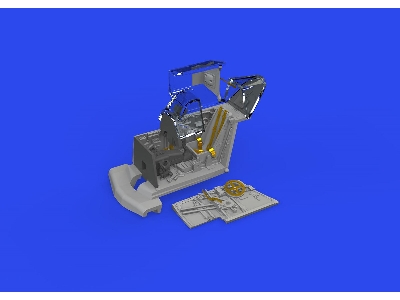 Bf 109F cockpit w/  early seat PRINT 1/72 - EDUARD - zdjęcie 1