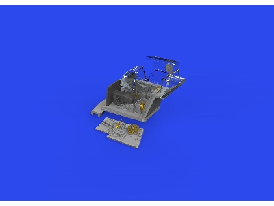 Bf 109F cockpit w/  early seat PRINT 1/72 - EDUARD - zdjęcie 3