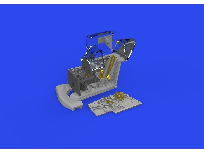 Bf 109F cockpit w/  early seat PRINT 1/72 - EDUARD - zdjęcie 6