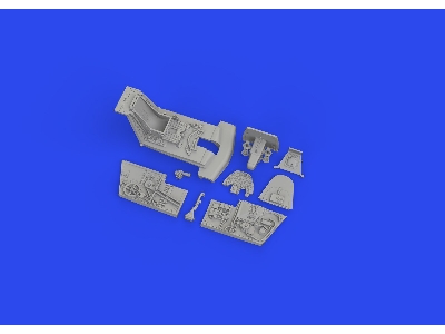 Bf 109F cockpit w/  early seat PRINT 1/72 - EDUARD - zdjęcie 8