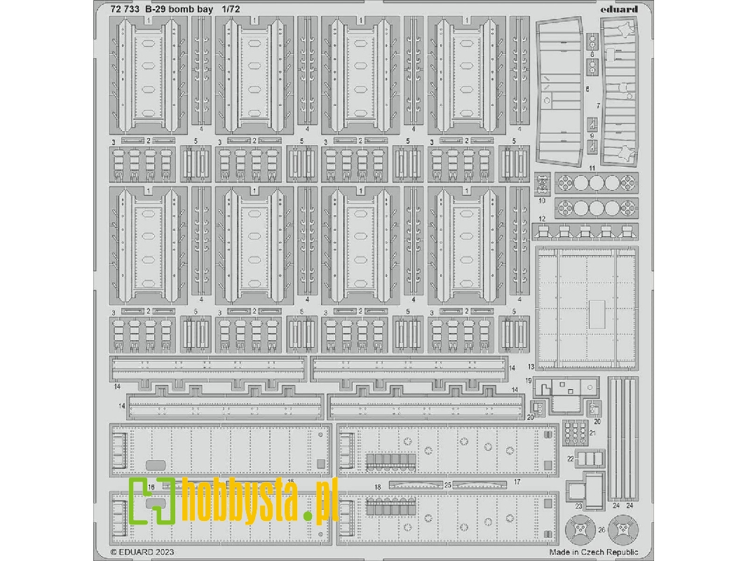 B-29 bomb bay 1/72 - HOBBY 2000 - zdjęcie 1