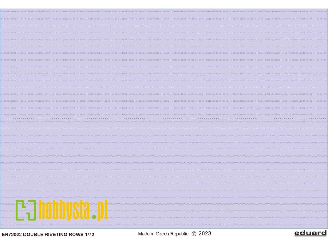Double riveting rows 1/72 - zdjęcie 1 Double riveting rows 1/72 - zdjęcie 1