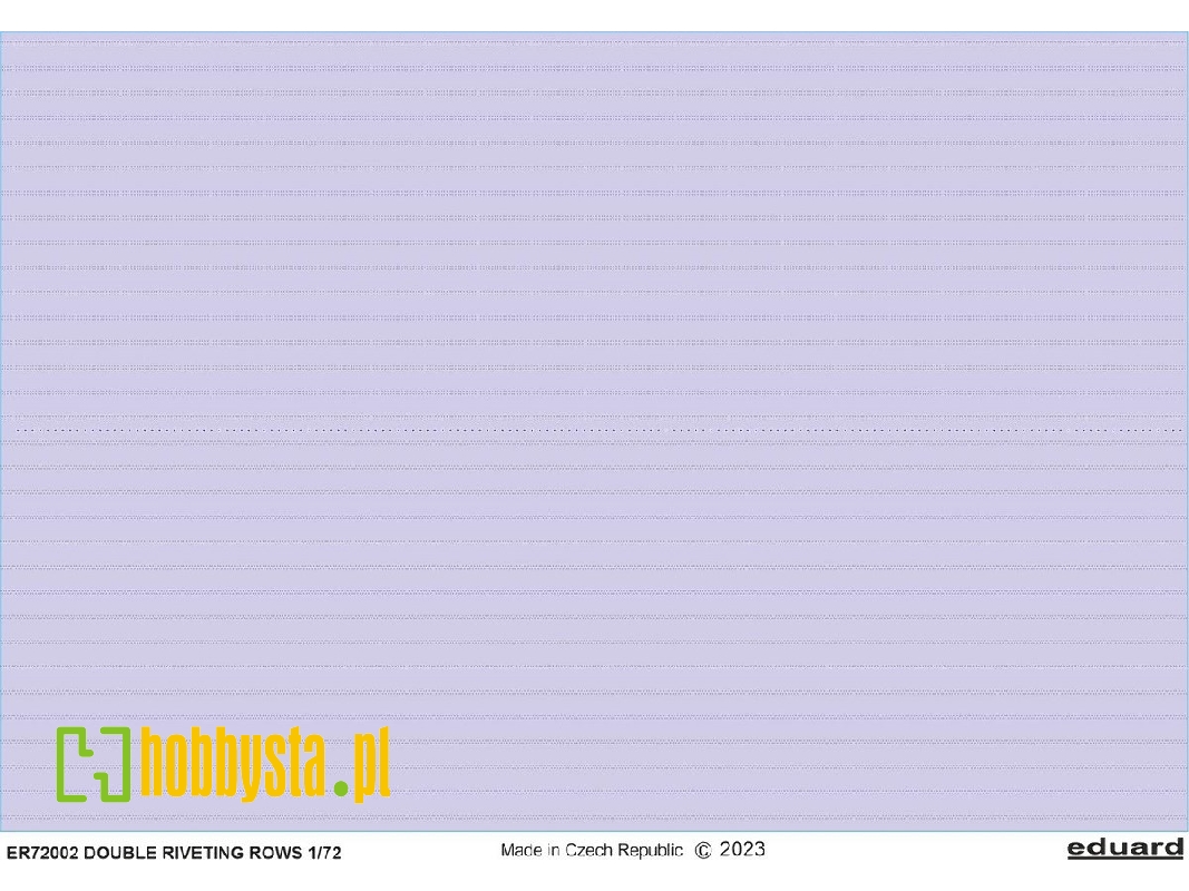 Double riveting rows 1/72 - zdjęcie 1