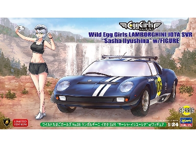 Wild Egg Girls No. 06 Lamborghini Jota Svr 'sasha Ilyushina' With Figure - zdjęcie 1