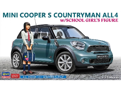 Mini Cooper S Countryman All4 With School Girl's Figure - zdjęcie 1