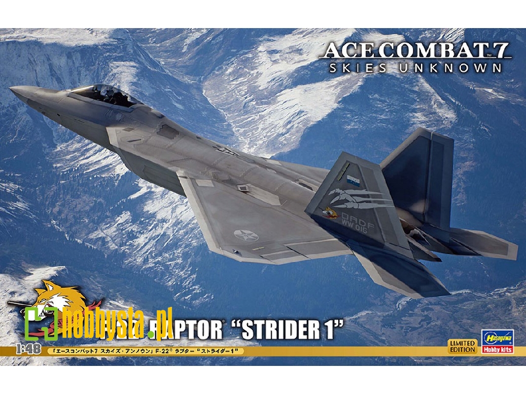 Ace Combat 7 Skies Unknown F-22 Raptor 'strider 1' - zdjęcie 1