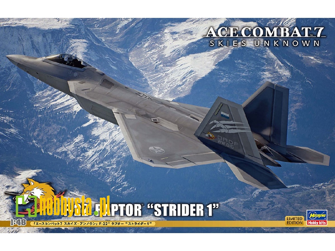 Ace Combat 7 Skies Unknown F-22 Raptor 'strider 1' - zdjęcie 1 Ace Combat 7 Skies Unknown F-22 Raptor 'strider 1' - zdjęcie 1