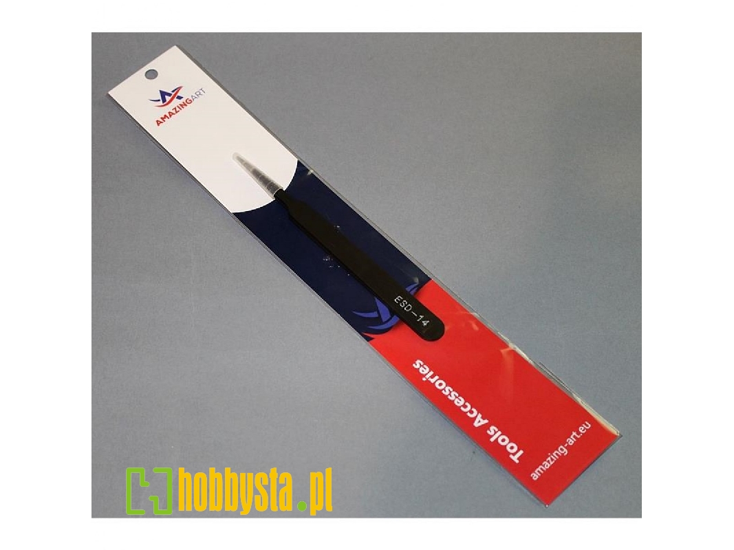 Esd-14 Precyzyjna pęseta 12cm - zdjęcie 1 Esd-14 Precyzyjna pęseta 12cm - zdjęcie 1