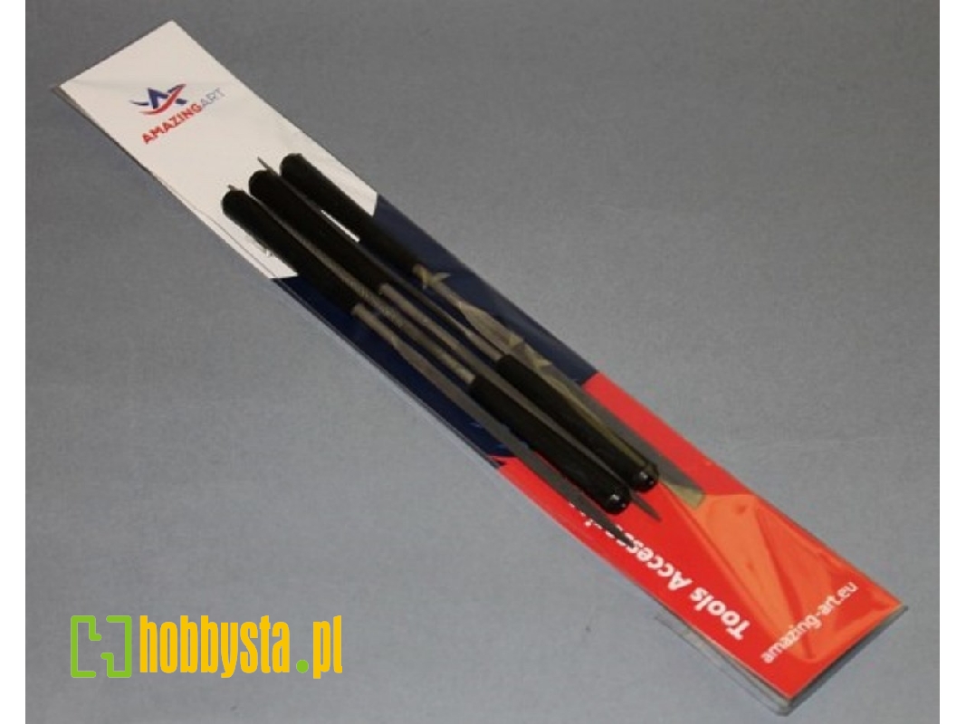 Zestaw 5 Pilników modelarskich - zdjęcie 1 Zestaw 5 Pilników modelarskich - zdjęcie 1