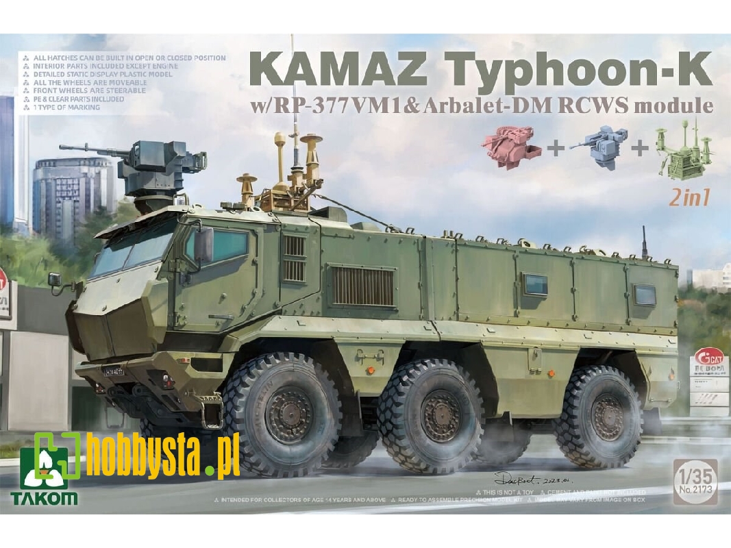 KAMAZ Typhoon-K w/ RP-377VM1 And Arbalet-DM RCWS Module 2 In 1 - zdjęcie 1