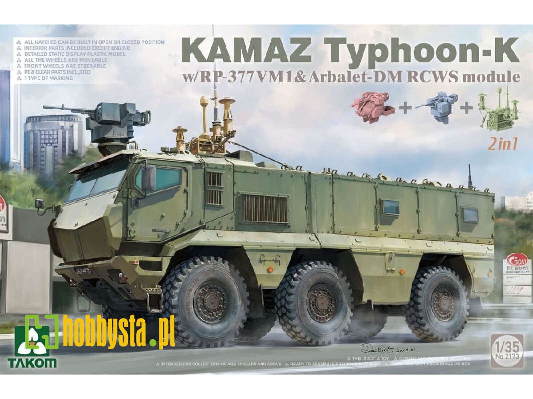 KAMAZ Typhoon-K w/ RP-377VM1 And Arbalet-DM RCWS Module 2 In 1 - zdjęcie 1 KAMAZ Typhoon-K w/ RP-377VM1 And Arbalet-DM RCWS Module 2 In 1 - zdjęcie 1