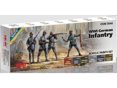 Acrylic Paint Set For WWI German Infantry - zdjęcie 1