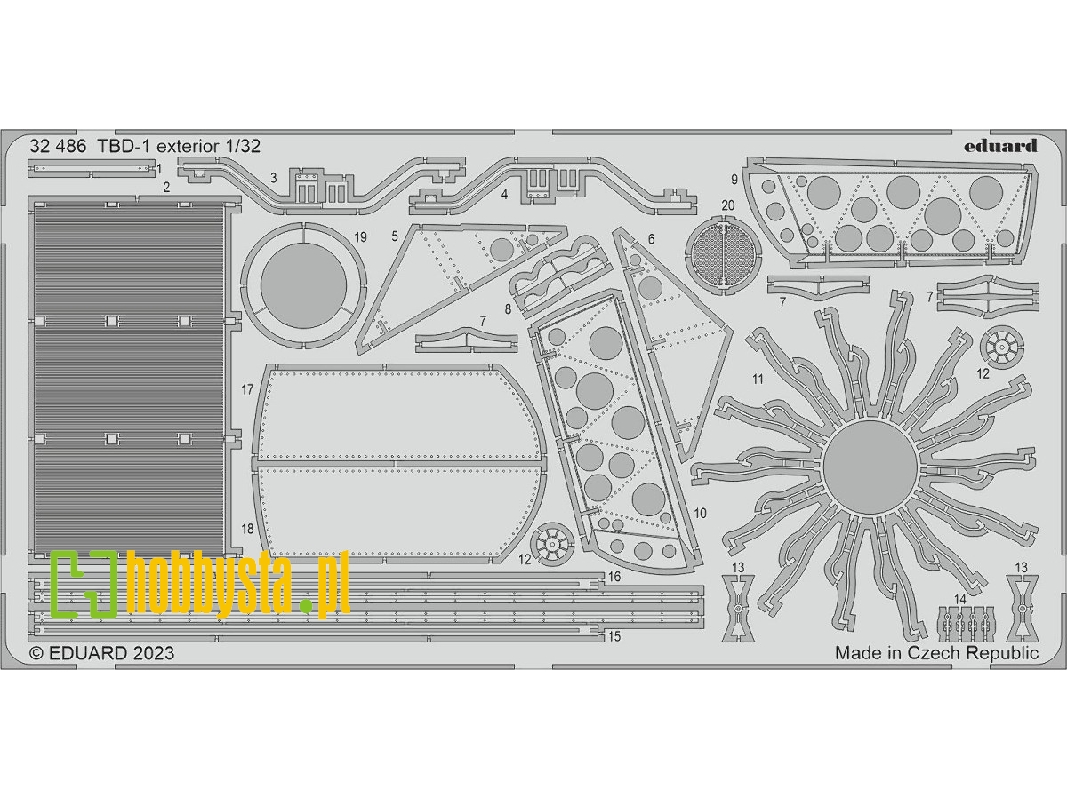 TBD-1 exterior 1/32 - TRUMPETER - zdjęcie 1