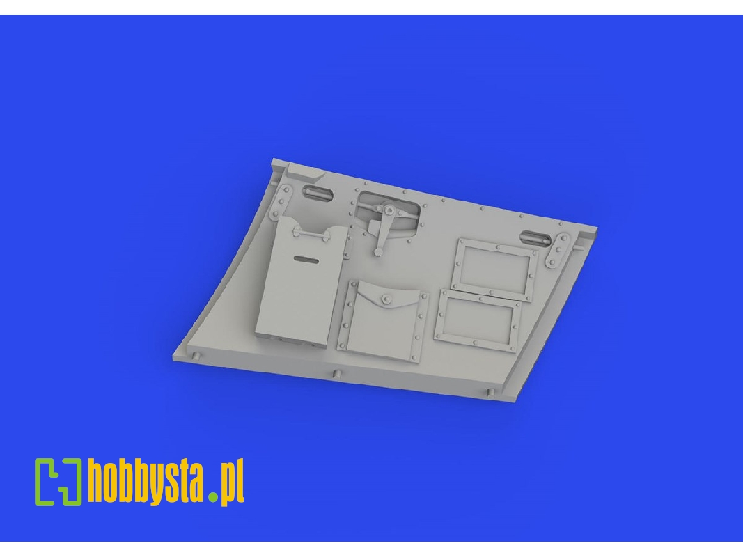 Hurricane Mk. II cockpit door PRINT 1/48 - ARMA HOBBY - zdjęcie 1