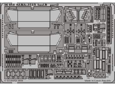  Sd. Kfz.251/3 Ausf. D 1/35 - Afv Club - blaszki - zdjęcie 3