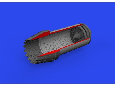 F-35A exhaust nozzle PRINT 1/72 - TAMIYA - zdjęcie 1