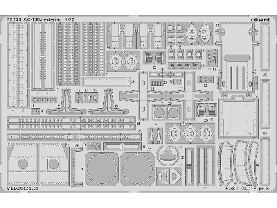 AC-130J exterior 1/72 - ZVEZDA - zdjęcie 1