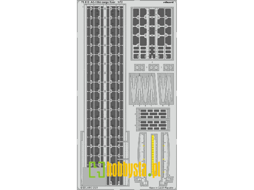 AC-130J cargo floor 1/72 - ZVEZDA - zdjęcie 1