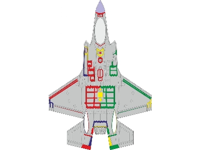 F-35A RAM panels early 1/72 - TAMIYA - zdjęcie 2