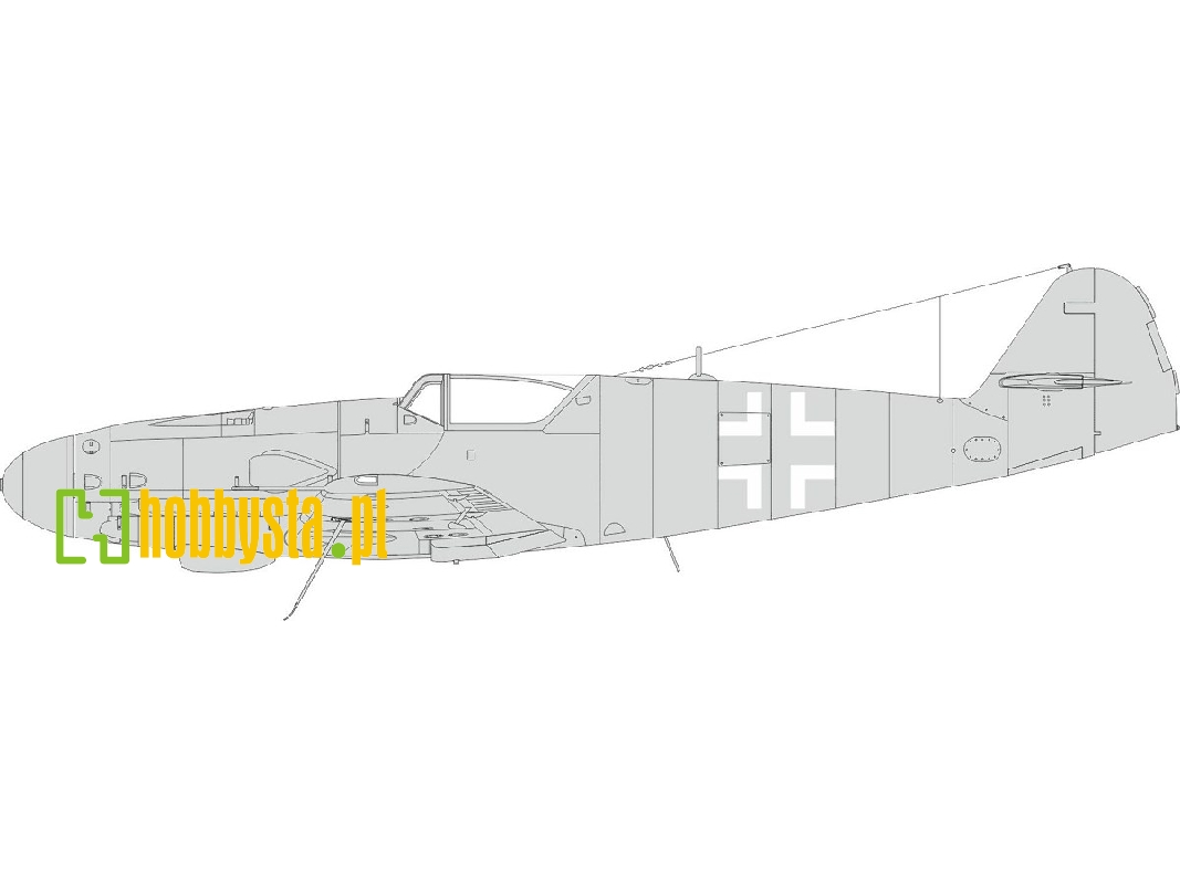 Bf 109K national insignia 1/48 - EDUARD - zdjęcie 1