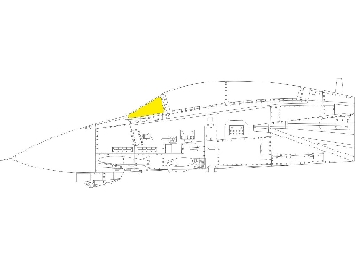 F-14B windshield TFace 1/48 - GREAT WALL HOBBY - zdjęcie 1