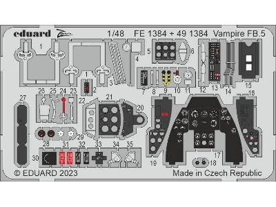 Vampire FB.5 1/48 - AIRFIX - zdjęcie 1