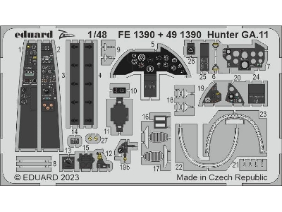 Hunter GA.11 1/48 - AIRFIX - zdjęcie 1