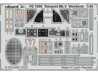 Tempest Mk. V Weekend 1/48 - EDUARD - zdjęcie 1