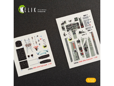Mig-29a (9-12) Fulcrum Interior 3d Decals For Trumpeter Kit - zdjęcie 2