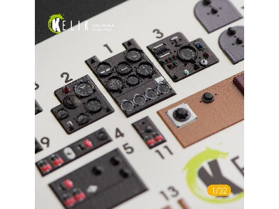 Ki-61-i Interior 3d Decals For Hasegawa Kit - zdjęcie 3