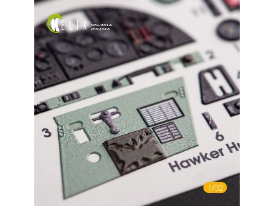 Hawker Hurricane Mk.Iib - Interior 3d Decal For Revell Kit - zdjęcie 3
