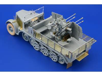  Sd. Kfz.7/1 Flakvierling 38 20mm 1/35 - Dragon - blaszki - zdjęcie 4