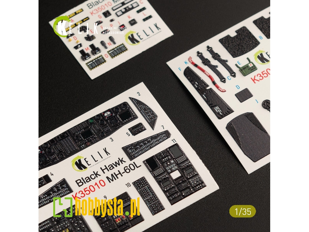 Mh-60l Black Hawk Interior 3d Decals For Kitty Hawk Kit - zdjęcie 1 Mh-60l Black Hawk Interior 3d Decals For Kitty Hawk Kit - zdjęcie 1