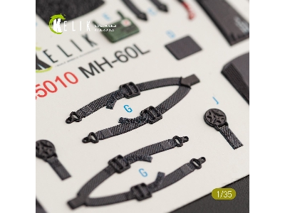 Mh-60l Black Hawk Interior 3d Decals For Kitty Hawk Kit - zdjęcie 6
