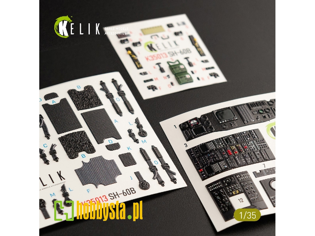 Sh-60b Interior 3d Decals For Kitty Hawk Kit - zdjęcie 1 Sh-60b Interior 3d Decals For Kitty Hawk Kit - zdjęcie 1