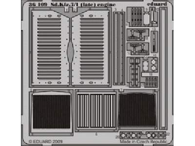  Sd. Kfz.7/1 (late) engine 1/35 - Trumpeter - blaszki - zdjęcie 1