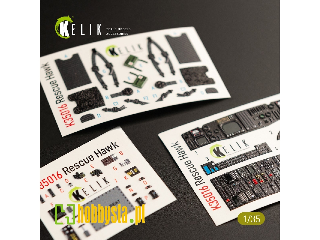Hh-60h Rescue Hawk Interior 3d Decals For Kitty Hawk Kit - zdjęcie 1 Hh-60h Rescue Hawk Interior 3d Decals For Kitty Hawk Kit - zdjęcie 1