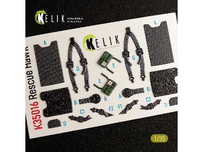 Hh-60h Rescue Hawk Interior 3d Decals For Kitty Hawk Kit - zdjęcie 3